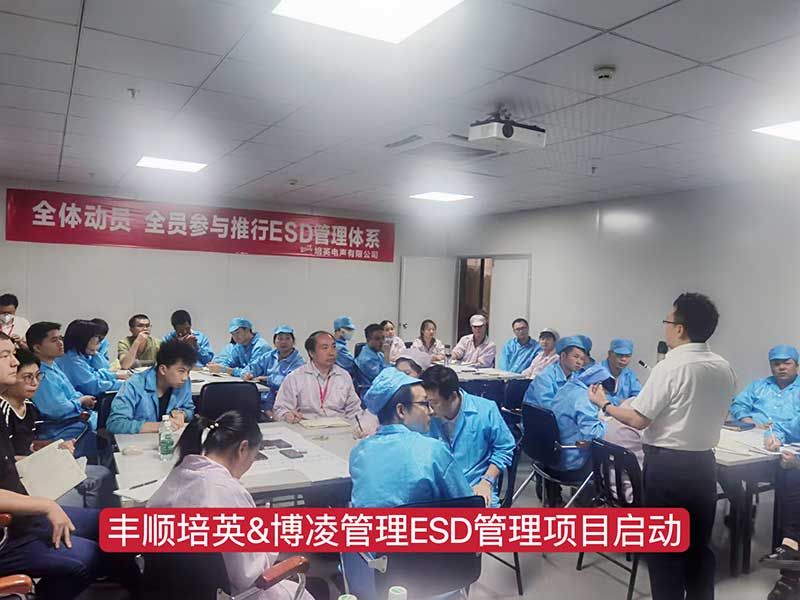博凌管理為Tier1車載供應(yīng)商培英電聲公司導(dǎo)入ESD管理系統(tǒng)，提升產(chǎn)品質(zhì)量穩(wěn)定可靠性